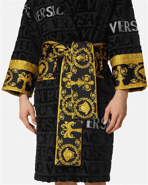 versace silk bathrobe|versace bathrobe celebrity.